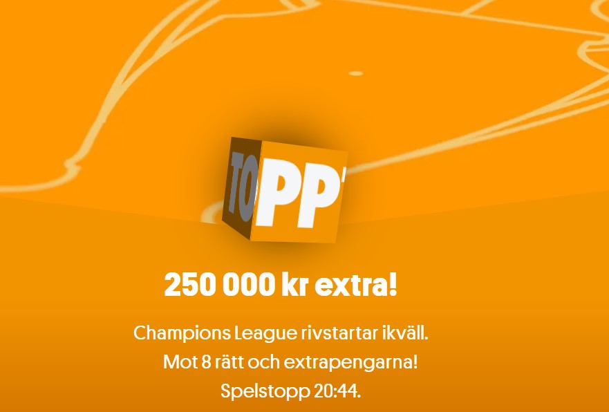 250.000:- extra i kväll