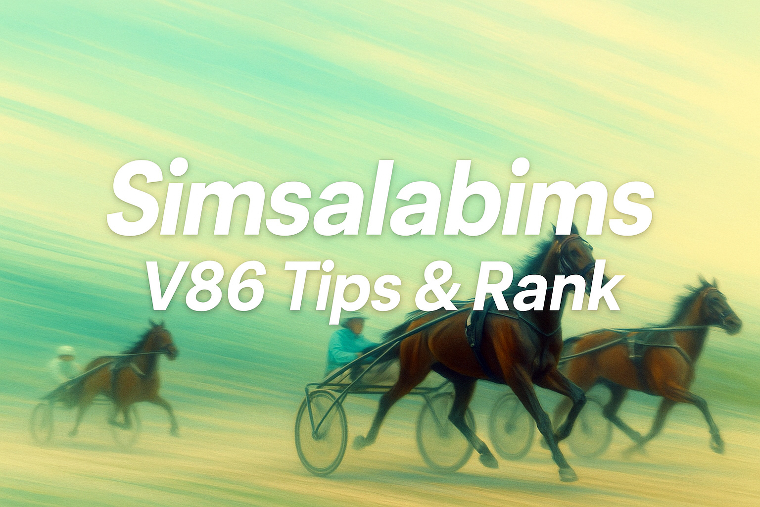 V86 tips och rank Vaggeryd 25 juni