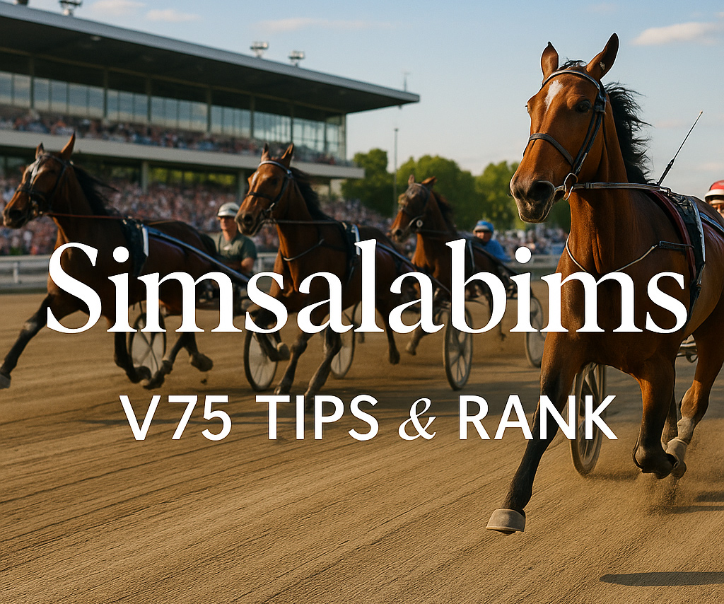 V75 tips och rank Solvalla 20 aug