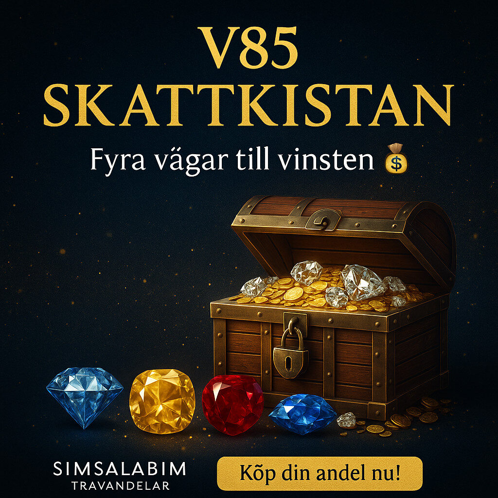 Skattkistan – Fyra nya exklusiva V85 andelar