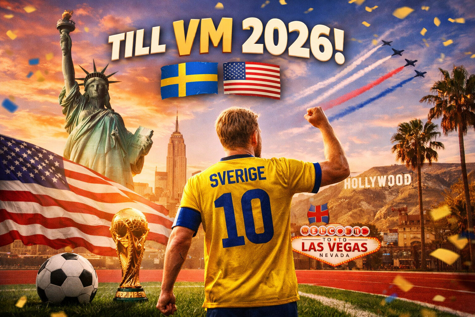 Bild “🔥 Sverige till VM – kaosvägen som slutade i succé”