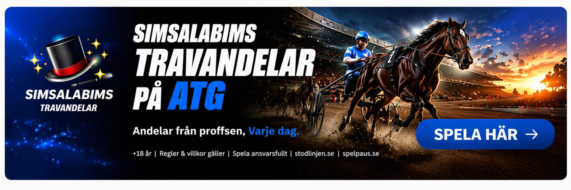 Simsalabims travandelar på ATG